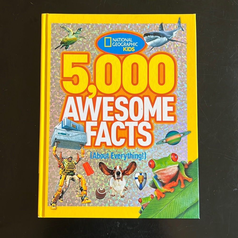 National Geographic Kids 5,000 Awesome Facts Hardcover Book